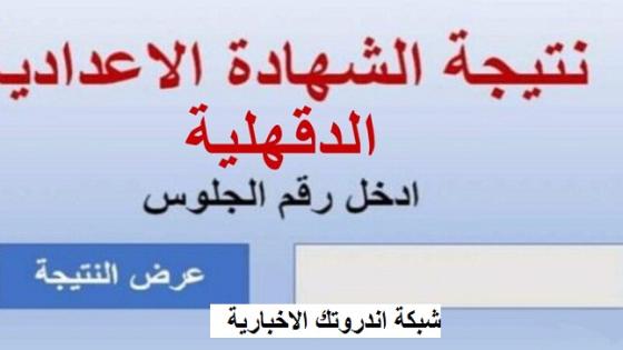 الآن.. نتيجة الشهادة الإعدادية محافظة الدقهلية 2023 بالاسم ورقم الجلوس