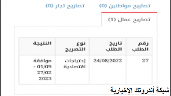 التحديث الجديد .. رابط فحص تصاريح العمال بالالوان 2023 من وزارة العمل